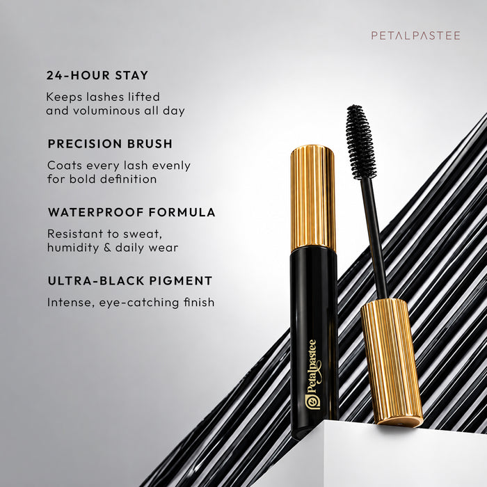 Wink It mascara benefits: 24-hour stay, precision brush, waterproof formula and ultra-black pigment